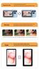 Tragbares Bluetooth-Selfie-Display mit magnetischer Halterung und Fernbedienung für Reisen