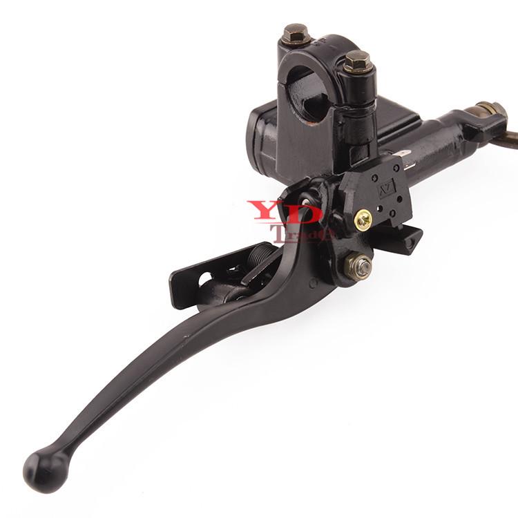 Off-Road ATV Handbrake & Rear Brake Master Cylinder Assembly with Disc Brake Caliper for 50-125cc Little Dinosaur & Little Bull Models