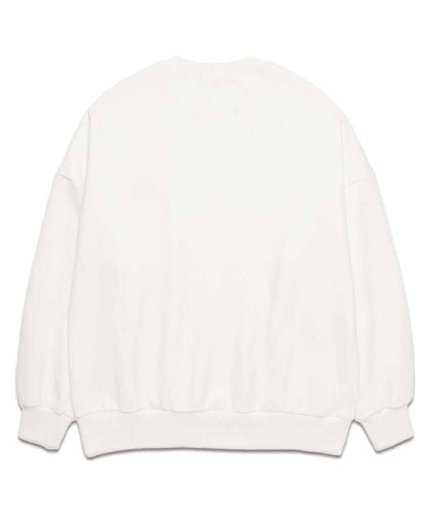 VANNWORKS Vnws 586 Oversized Sweatshirt (Vls0043) White/Black