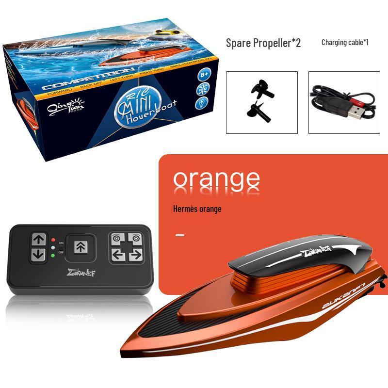 Cross 2.4G Mini Remote Control High-Speed Motorboat with Lights, Model 888-4 Speedboat