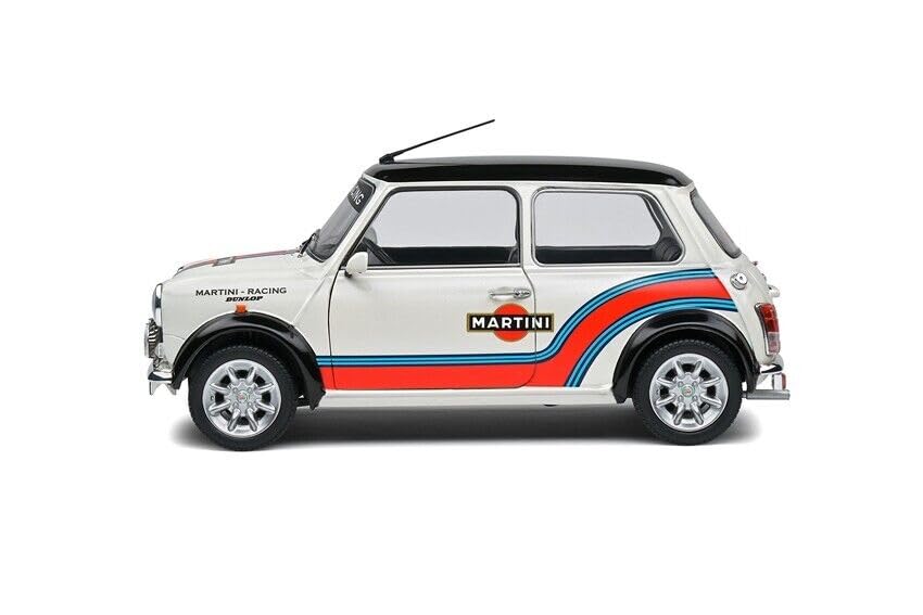 Solido scale Mini Cooper Sport Martini 1998 SOLIDO MINI COOPER SPORT MARTINI S1800610 Diecast Car 1/18