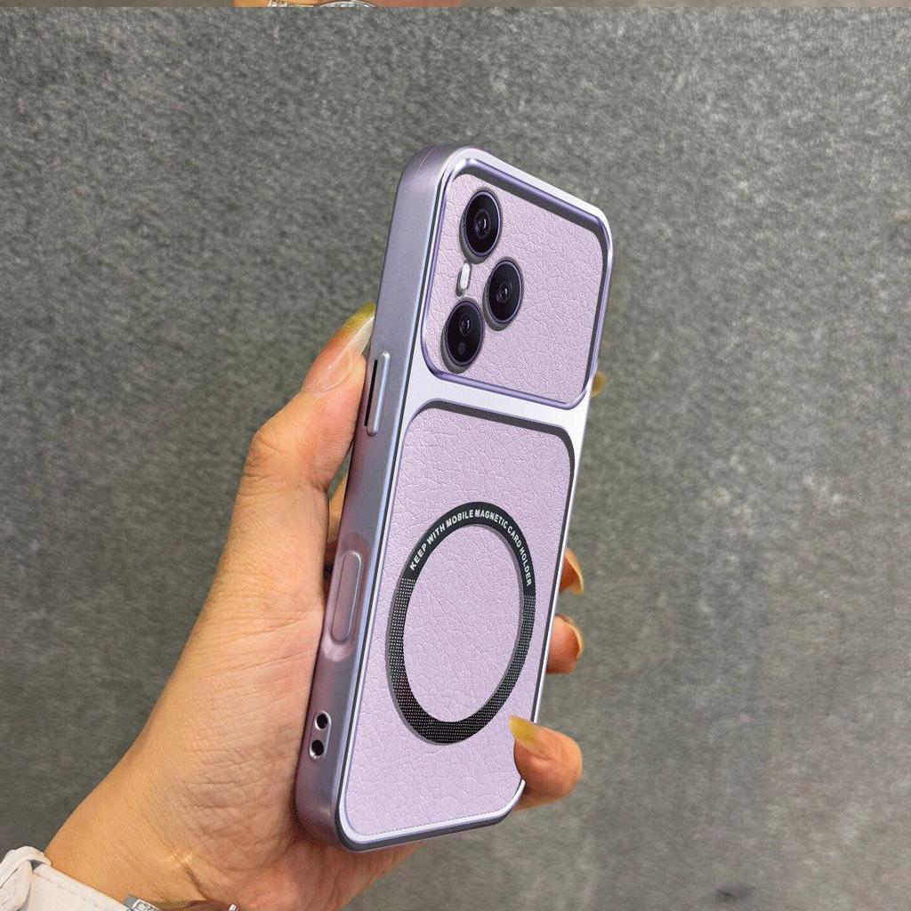 Upgraded Big Lens Protection Case for HONOR 400 Pro Luxury Leather Casing with Magnetic Ring