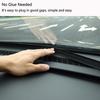 1PC Sealing Strip of Car Center Console, Modification of Instrument Panel Gap, Sound Insulation and Dust Prevention Rubber Strip