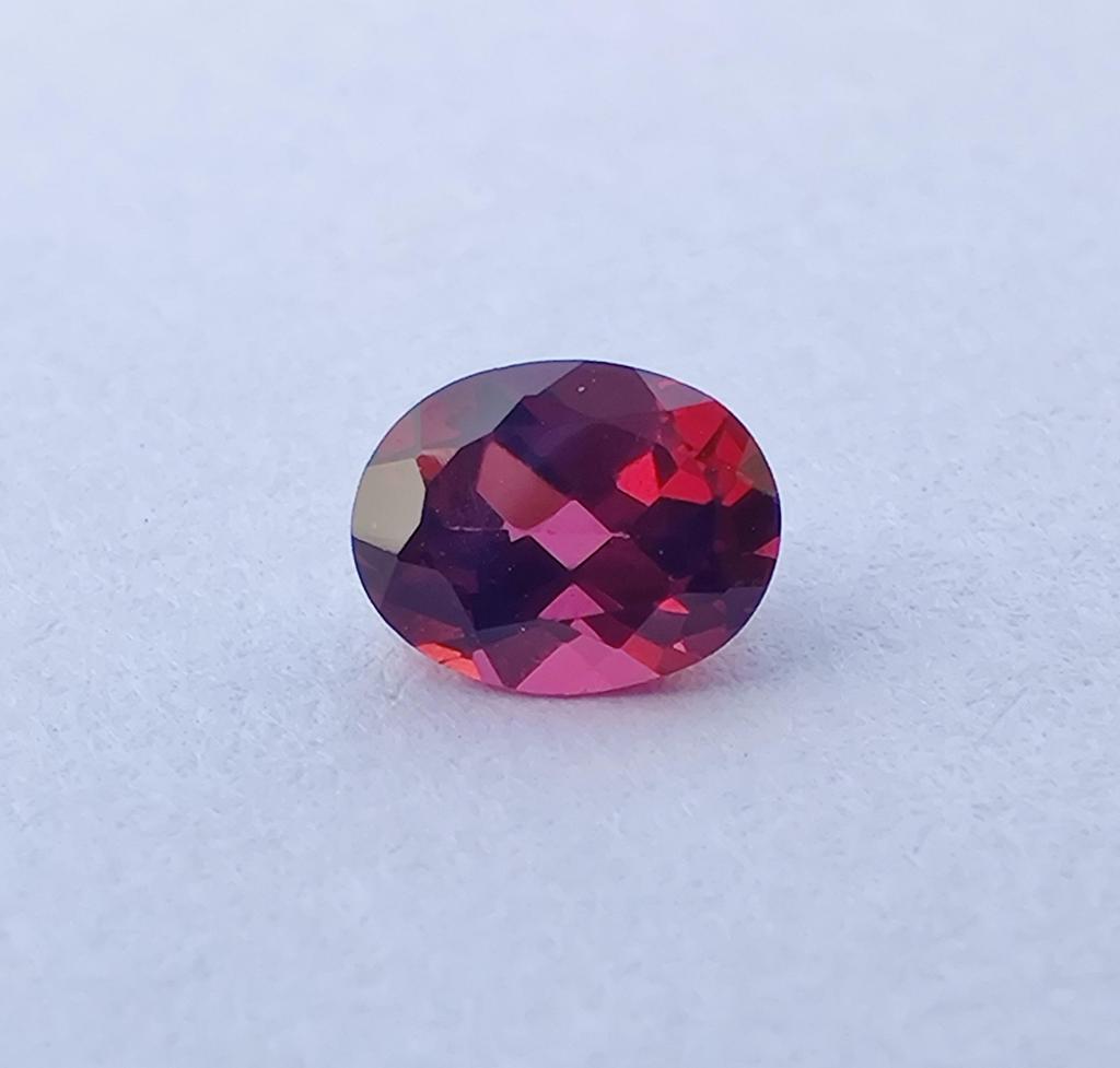 4x3 Mm Size Natural Deep Pink Rubellite Oval Cut Gemstone, 0.30 Cent Rubellite Stone For Making Ring.