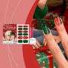 Nymixa Iridescent Christmas Star Gel Nail Stickers: DIY Mixed Color Nail Art Set