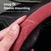 For BMW Car Ultra-Thin Suede Steering Wheel Cover Anti Slip Sweat Proof Protective Cover For BMW E46 E90 E60 F30 F10 E39 i3 i4 X