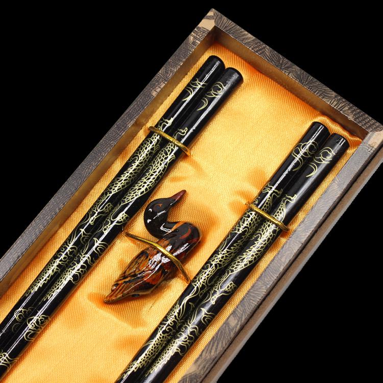 Wood Chopsticks Gift Box Wedding Gifts Chinese Characteristics Overseas Gifts Chopsticks Wooden Chopstick Set Wooden Kitchen