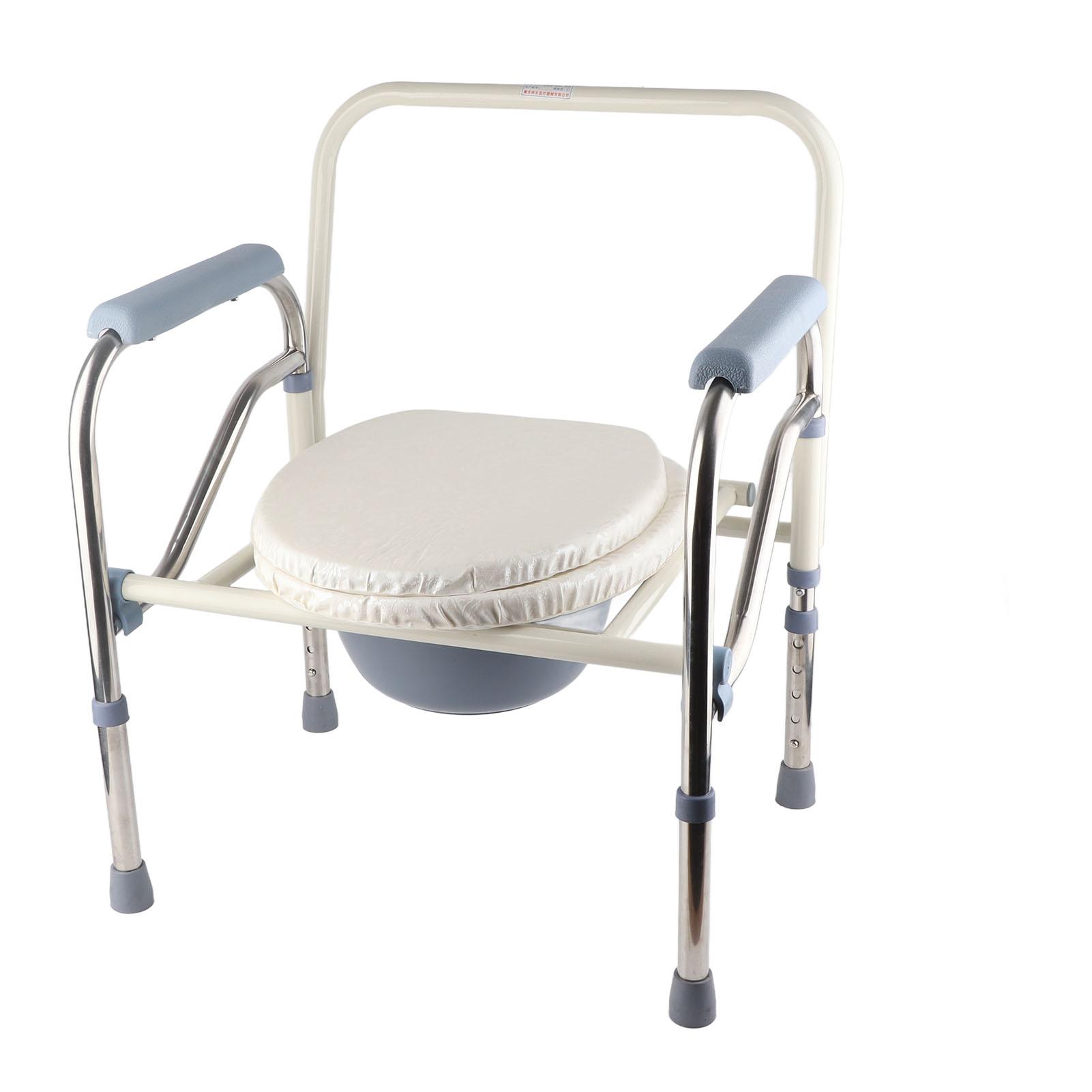 

Прикроватный стул-комод с регулируемой высотой, складной стул-комод из нержавеющей стали для туалета