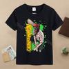 New Chainsaw Man Children T-shirts Anime Character Printed T-shirt Kids Casuals Sports Short Sleeves Tops Baby Boys Clothing