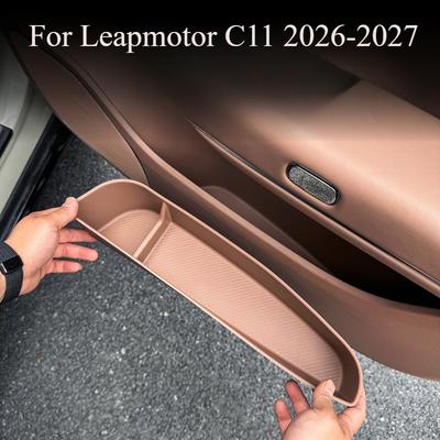 For Leapmotor C11 2026-2027 Interior Door Handle Storage Box Organizer Tray - Inner Door Pull Pocket Holder