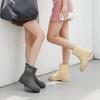New rain shoes women's fashion water shoes wear non-slip rain boots thickened water boots work overshoes rubber shoes water shoes