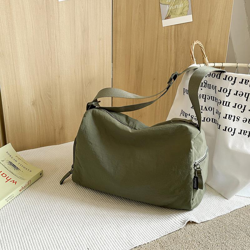 New Messenger Bag Women's Simple Large-capacity Nylon Sports Travel Bag Duffel Bag Shoulder Bag Men