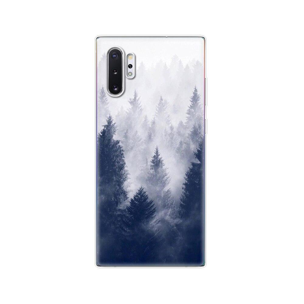 Silikonový kryt na telefon Pro Samsung Galaxy Note 10 Note10 Pouzdro Měkký TPU Zadní kryt Pro Samsung Note 10 plus fundas Coque nárazník