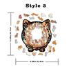 Cat Puzzle Toy Wooden Special-Shaped Puzzle Model Decompression Puzzle Handmade Puzzle