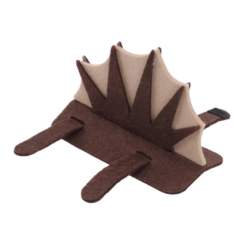 Pet Lizard Costume Skin Friendly 3 Adjustable Straps Cute Felt Reptile Clothes for Bearded Dragon