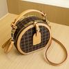Niche Design Retro Handbag Women's Bag Versatile Round Cake Bag Multi Component Large Capacity Shoulder Bag Crossbody Bag