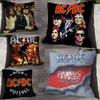 A-AC Band DC Pillow Case For Sofa Decor Car Office Room Printing Cushion Cover Decorations and Protector