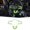 Inner Steering Wheel Frame Panel Trim Cover For Jeep Wrangler JL JT 2018+ Green