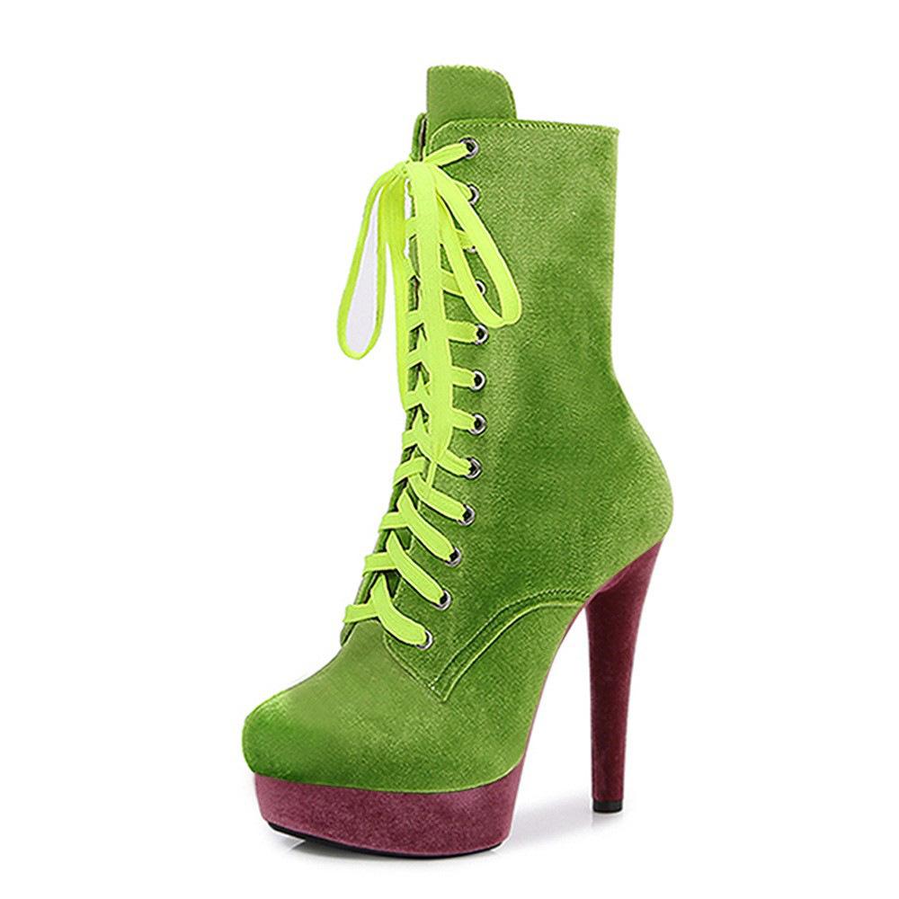 

Модель 13 см туфли на высоком каблуке стилет небоскреб на шнуровке большого размера сексуальные водонепроницаемые настольные ботильоны для ночного клуба 44