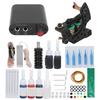 Complete Tattoo Machine Kit Professional Tattoo Kit with Coils Tattoo Machine 6 Ink Power Supply