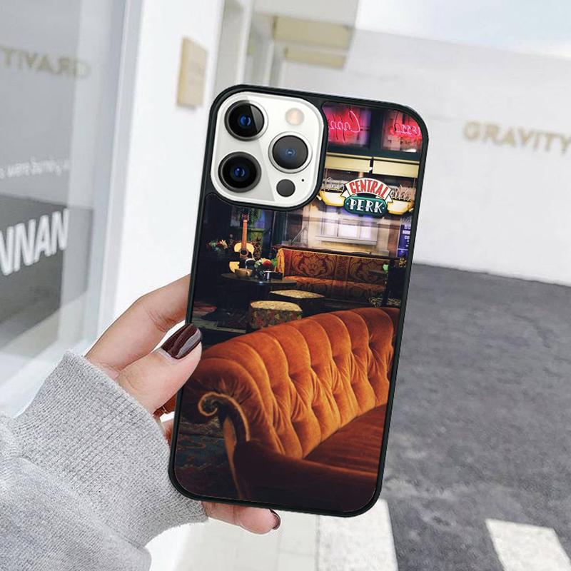 Central Perk Coffee Friends Phone Case Cover For iPhone 17 Air 15 16 11 13 14 Pro Max 12 Plus Max Fundas