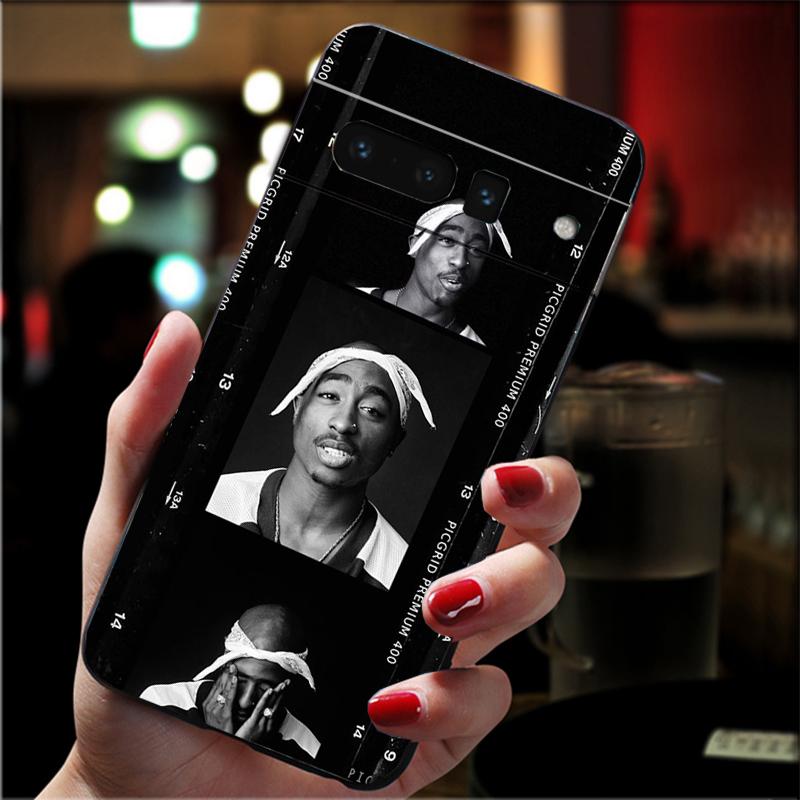 Handyhülle für Google Pixel 10 9 Pro XL 9A 8 7 6 Pro Pixel 8A 7A 6A Pixel 8 7 6 5 Tupac 2pac Sänger Hülle