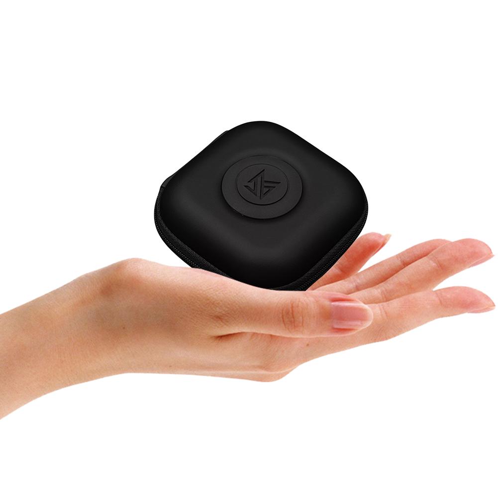 PU Case Bag Carrying Case Pressure Shock Absorption Protable Case Anti-scratch Headphones Box Bag Travel Small Pocket for IEM KZ