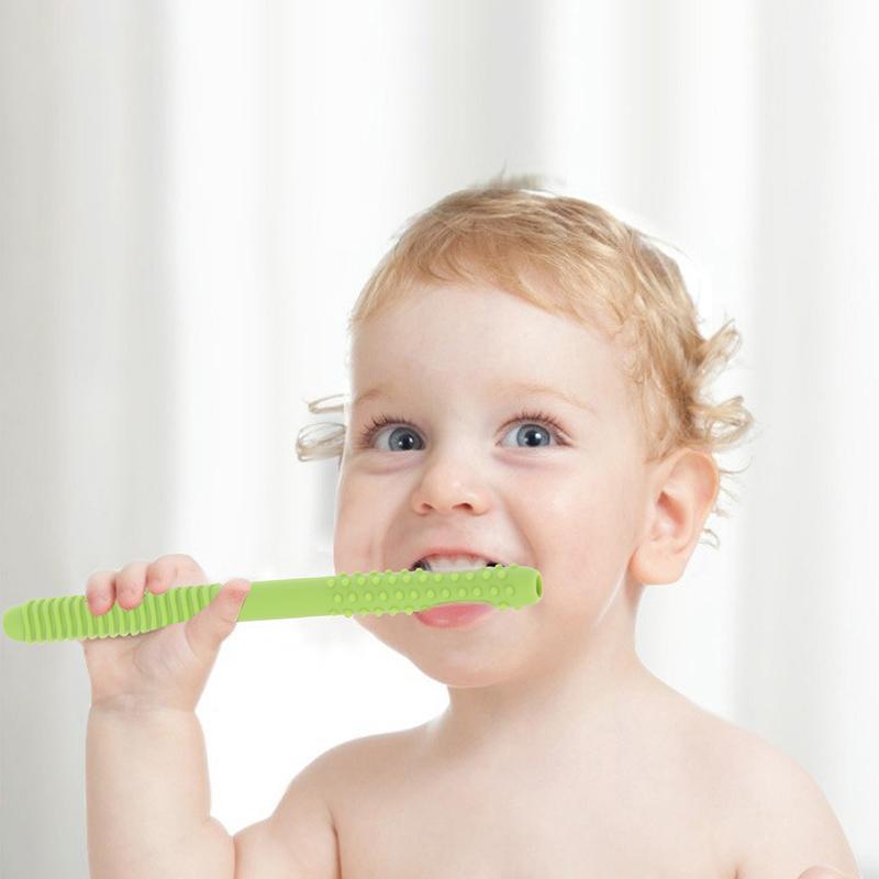 Hollow Chewing Tube: Oral Motor Training Teether for Speech Therapy & Baby Molar Massage - Safe Sensory Toy