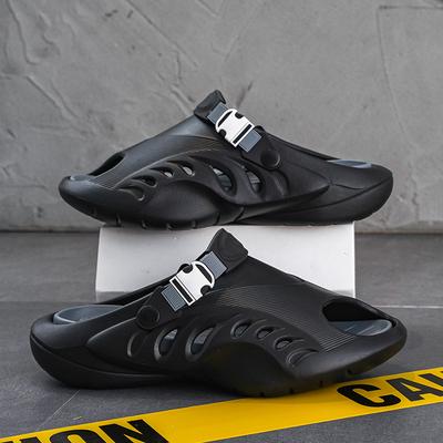 Fashion High Quality Summer Men Sandals Clogs Home Garden Outdoor Male Beach EVA Casual Hole Shoes Non-slip Platform Slippers Zapatos