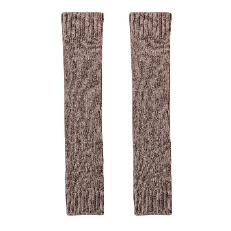 Fashion Women's Leg Warmers Autumn Winter Keep Warm Leg Long Sleeves For Women Solid Color Knee Warmer