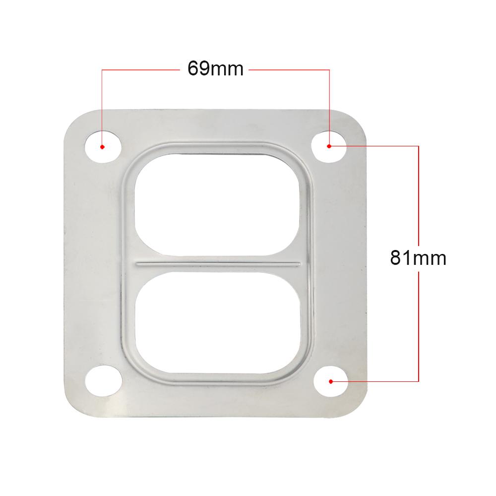T4 Turbo Turbineneinlass geteilte Dichtung Edelstahl 304 Dichtung für T04 Turbo HQ Turboeinlassdichtung