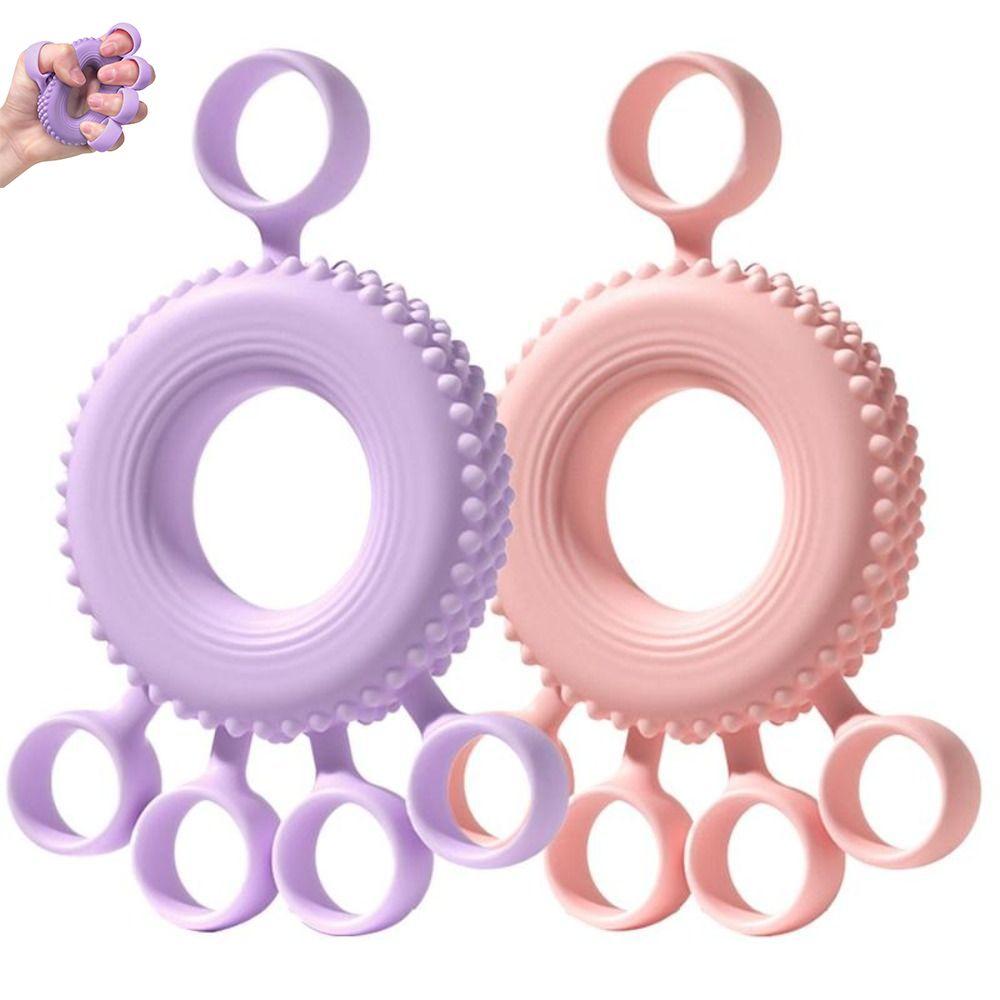 

Five-finger Finger Trainer Comfort Finger Exerciser New Finger Expander for Men & Women фіолетовий