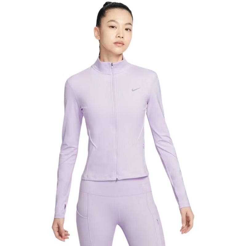Nike Women s Logo Full-Zip Long Sleeve Top L