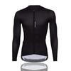 Morethan Long Sleeve Carbon Fiber Cycling Jersey Size L Men's LVP-021, Black,