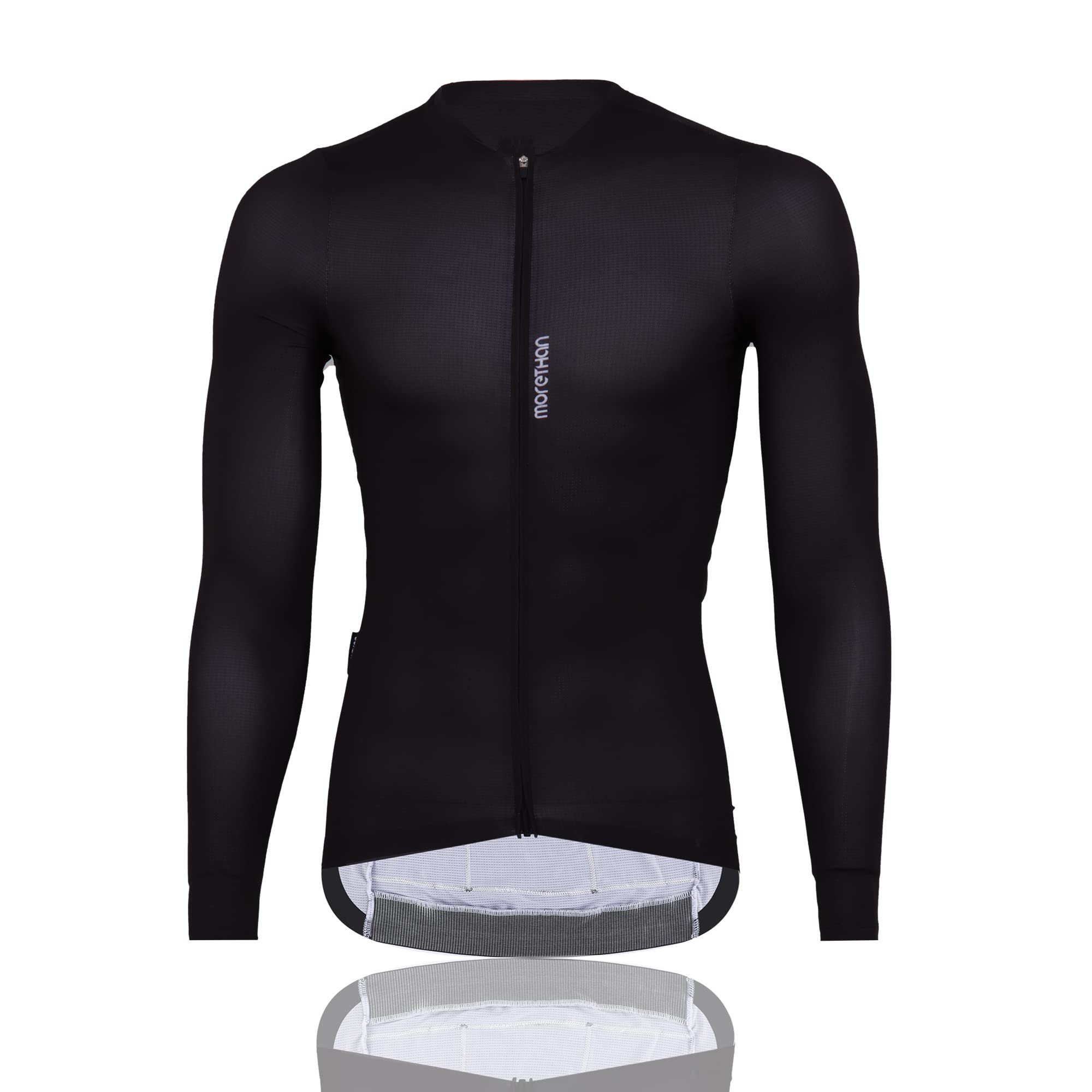 

Morethan Джерси для велоспорта с длинным рукавом из углеродного волокна Размер L Мужской LVP-021, Черный, чёрный