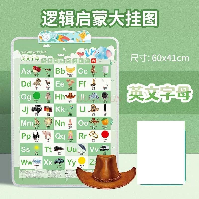 Baby'S Audible Early Childhood Education Flipchart Pinyin Wall Sticker Children'S Reading Literacy Enlightenment Cognition