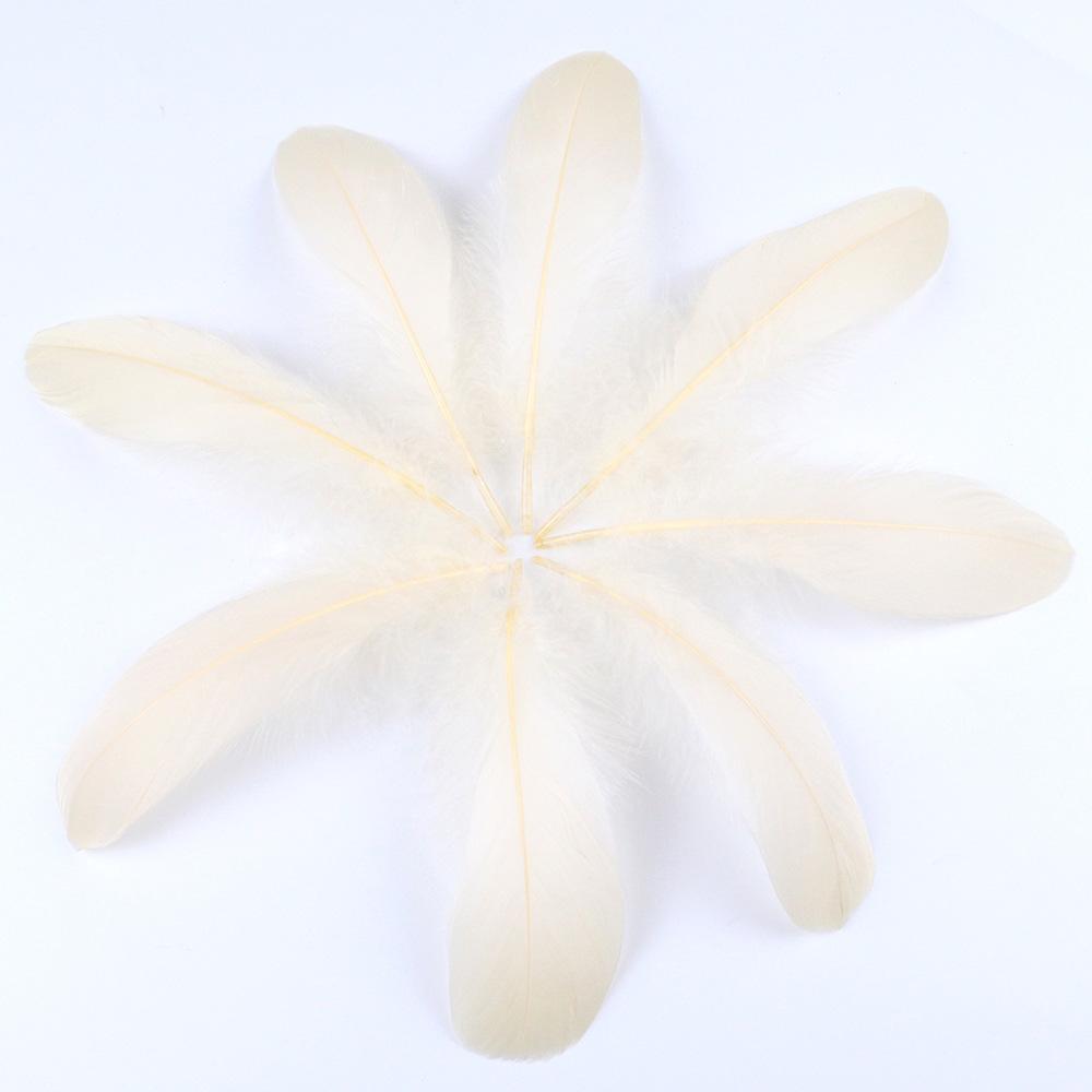 Goose Feather Diy Colorful Feather Soft Large Floating Feather Headdress Craft Decoration Material 100pcs