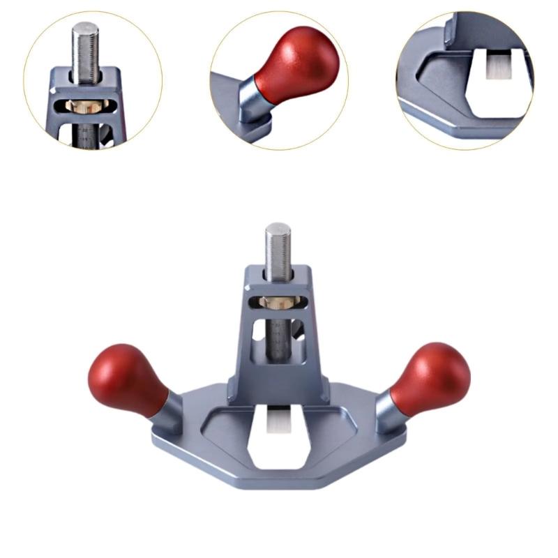 Aluminum Alloy Hand Plane for Woodcraft Joinery Fine Tuning & Polishing Surfaces Cutting Grooves and Creating Mortises