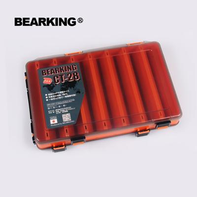 BEARKING 27 cm * 17 cm * 5 cm Professionelle Angelköder Tackle Box Fächer Doppelseitige Angelköder Köder Haken Tackle