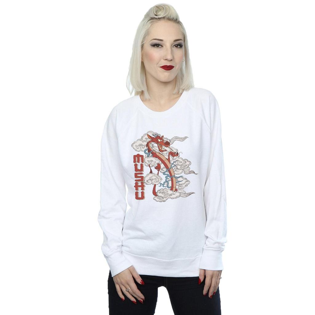 Disney Womens/Ladies Mulan Mushu Dragon Sweatshirt