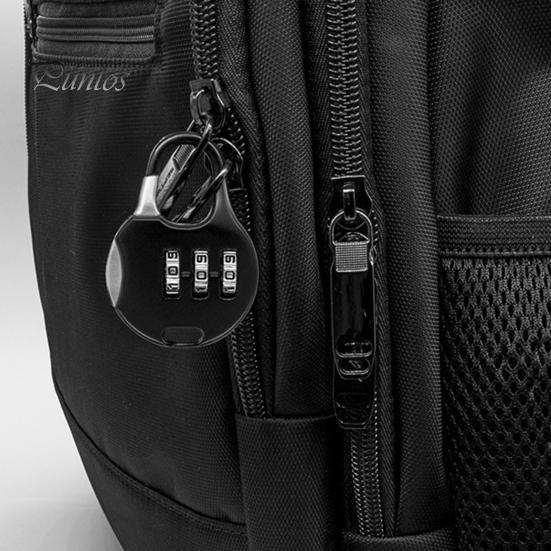 Combination Lock 3 Digit Padlock User-Friendly Compact Design Portable Multipurpose Resettable Travel Suitcase Password Lock