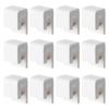 Wall Mounted Toothpaste Holder No Drilling Bathroom Organizer Hanging Shower Shelf for Toothbrush Face Wash Storage