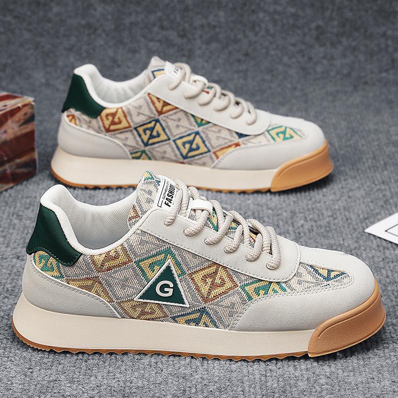 Classic Retro Brown Sneakers Men Comfortable Suede Casual Shoes Men Luxury Brand Designer Shoes For Men Platform Flats Sneakers