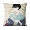 Neoclassical Girl Art Print Decorative Throw Pillow Cover Home Decor Bedroom Room Living Room Sofa Cushion Cover