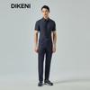 DIKENI Men's Short Sleeve Business Casual Shirt