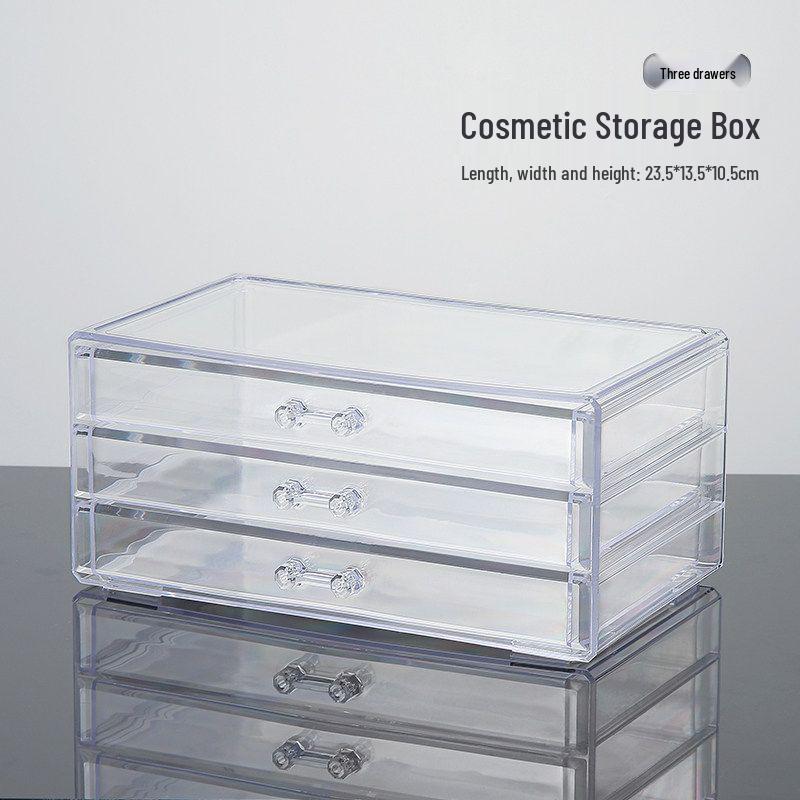 Desktop Drawer Jewelry & Cosmetics Organizer Box
