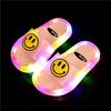 Glowing children's slippers fashion crystal shoes shining lights lights men, women and children will shine cool slippers