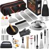 Barbecue Tool Set Outdoor BBQ Stainless Steel Teppanyaki Spatula Tools Barbecue Set
