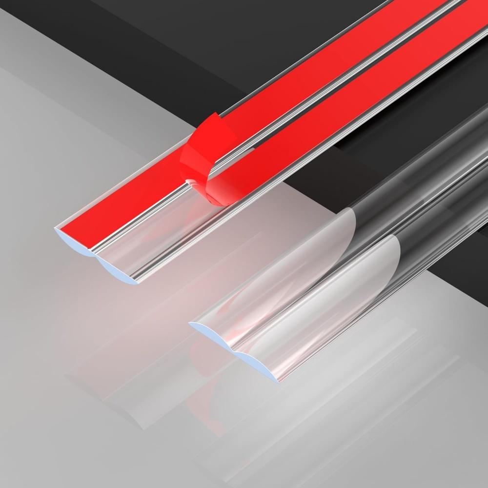 

1PC 3CMx1/3METERS Table Edge Guard Furniture Corner Protector Strip Self Adhesive Transparent Collision Proof Soft Bumper 1Mx3CM