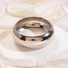 Polished Metal Round Bangle: Versatile Fashion Bracelet with European & American Cool Style, High-End Hand Jewelry